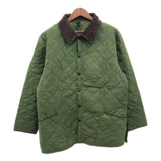 バーブァー(Barbour)のBarbour バブアー LIDDESDALE JACKET ナイロン キルティング ジャケット アウター カジュアル グリーン (メンズ XL) 中古 古着 P7605(その他)