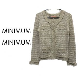 ミニマム(MINIMUM)のMINIMUM MINIMUM【美品】長袖 ニット ジャケット カーディガン(カーディガン)