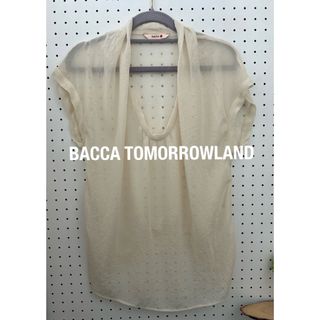 バッカ(BACCA)のBACCA Tomorrowland ブラウス シースルー カットソー(シャツ/ブラウス(半袖/袖なし))