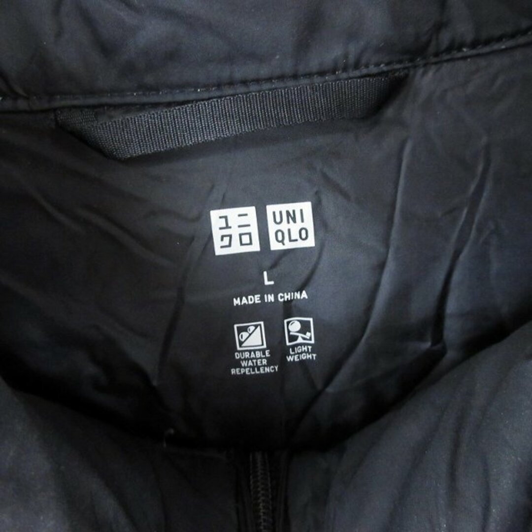 UNIQLO(ユニクロ)のユニクロ ウルトラライトダウンジャケット ナイロン 黒 L ■GY31 メンズのジャケット/アウター(ダウンジャケット)の商品写真