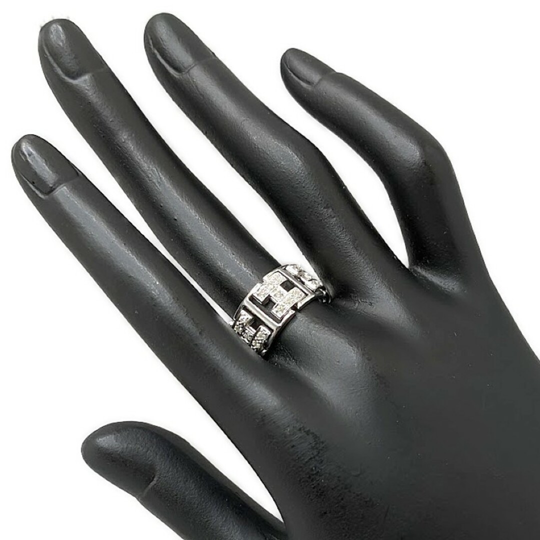 K18WG　ダイヤモンドリング レディースのアクセサリー(リング(指輪))の商品写真