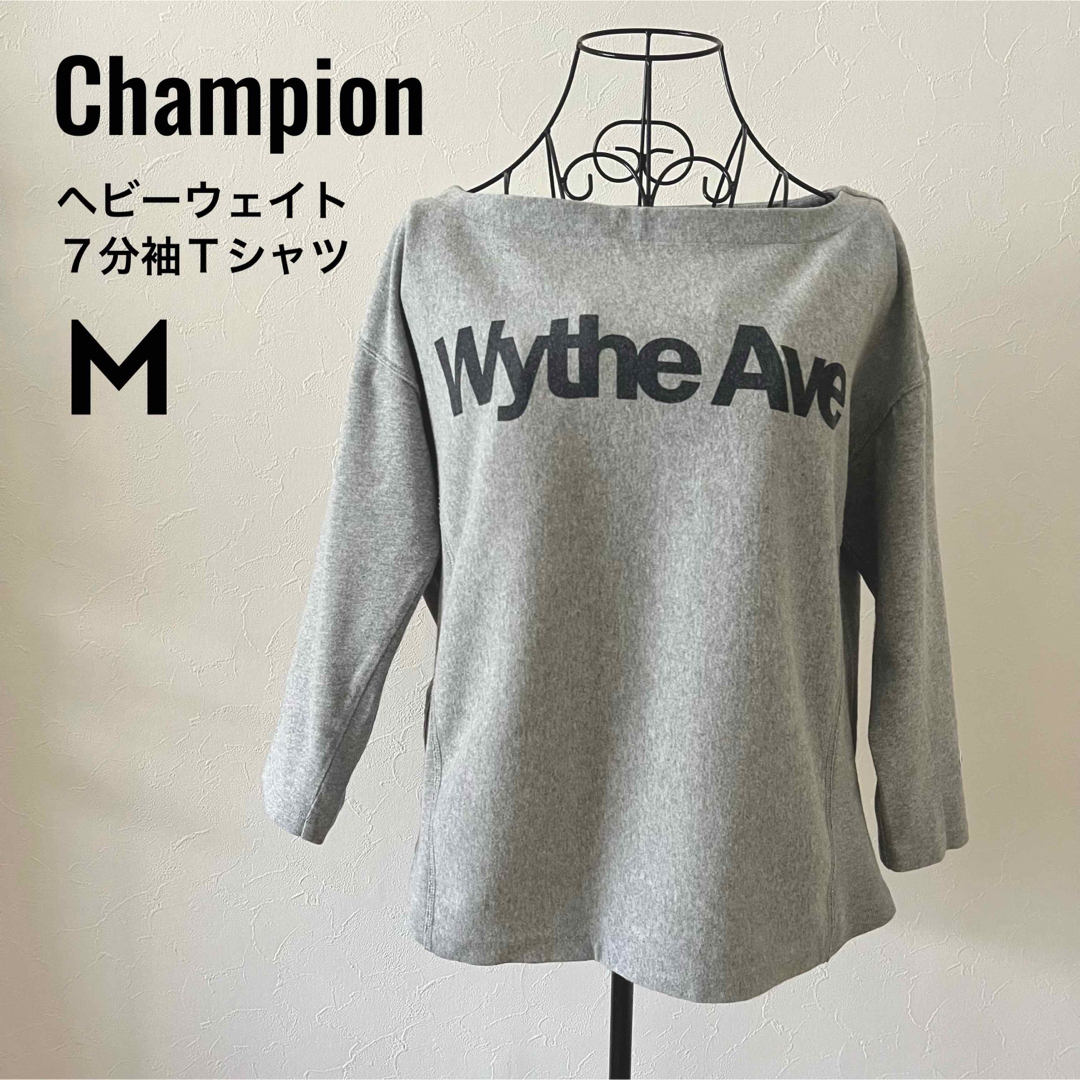 Champion(チャンピオン)のChampion｜七分袖Ｔシャツ M レディースのトップス(Tシャツ(長袖/七分))の商品写真