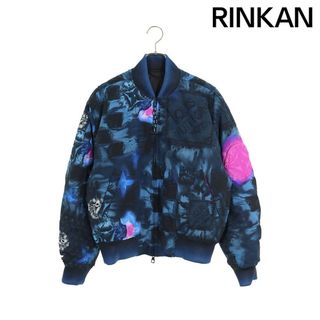 ルイヴィトン(LOUIS VUITTON)のルイヴィトン  Solt Print Bomber RM212M DR2 HLB05E 中綿ダミエ総柄ソルトプリントボンバージャケットブルゾン メンズ 46(ブルゾン)