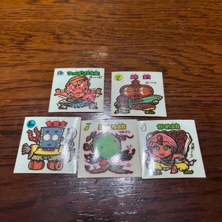 ビックリマン(bikkuriman（LOTTE）)のビックリマン5弾お守りまとめ(ステッカー（シール）)