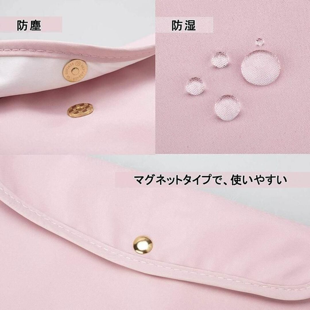 多目的ポーチ　撥水加工　花粉　マスクケース　　ピンク　新品　バニティポーチ レディースのファッション小物(ポーチ)の商品写真