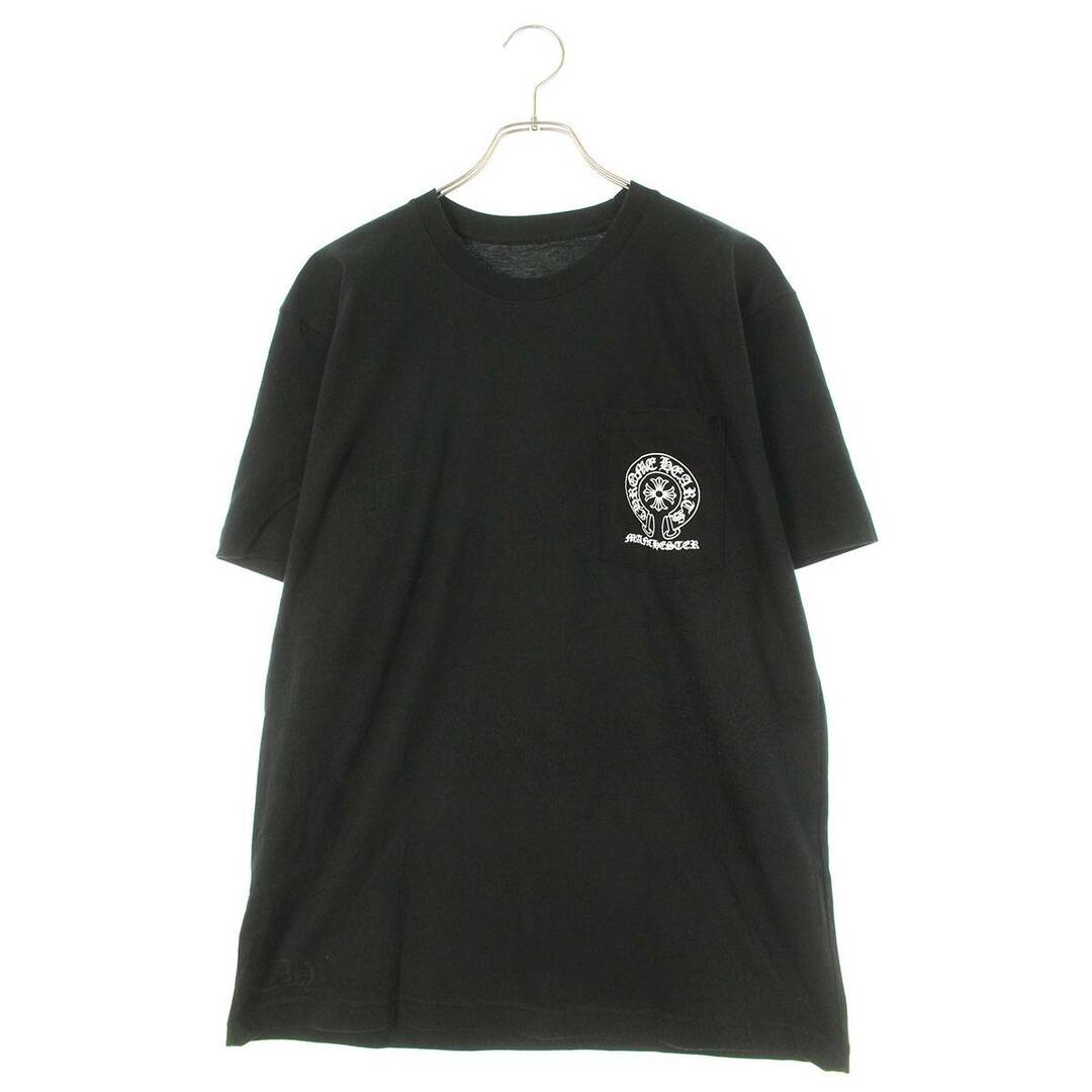 クロムハーツ☆バックマルチカラーCHプラスホースシューロゴ胸ポケットTシャツ