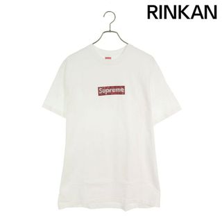 シュプリーム(Supreme)のシュプリーム ×スワロフスキー SWAROVSKI  19SS  Swarovski Box Logo Tee スワロフスキーボックスロゴTシャツ メンズ M(Tシャツ/カットソー(半袖/袖なし))