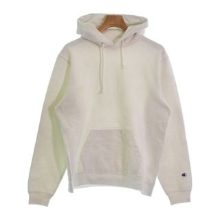 チャンピオン(Champion)のCHAMPION チャンピオン パーカー L 白 【古着】【中古】(パーカー)