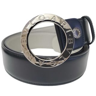 BVLGARI - ブルガリ ベルト ブラウン×ゴールド 茶 美品 105センチ q927 