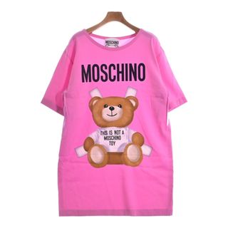 モスキーノ(MOSCHINO)のMOSCHINO モスキーノ ブラウス 44(L位) ピンク 【古着】【中古】(シャツ/ブラウス(長袖/七分))