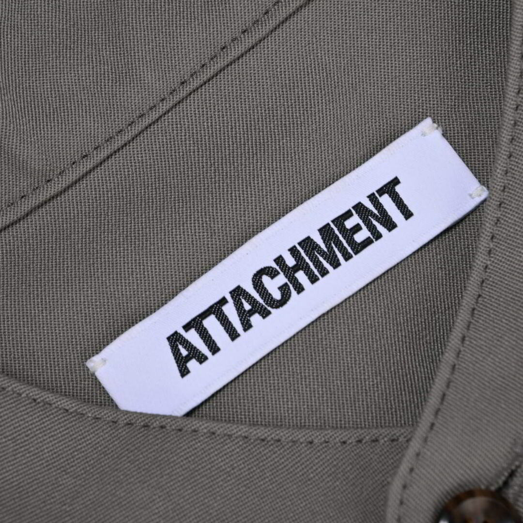 ATTACHIMENT(アタッチメント)のATTACHMENT ギャバジン バンドカラーシャツ メンズのトップス(シャツ)の商品写真