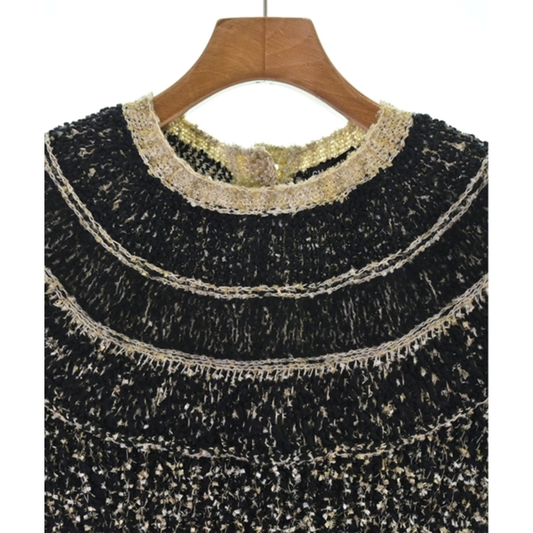 CHANEL - CHANEL シャネル ワンピース 34(XXS位) 黒x白xベージュ CHANEL - CHANEL シャネル ワンピース 34(XXS位) 黒x白xベージュ