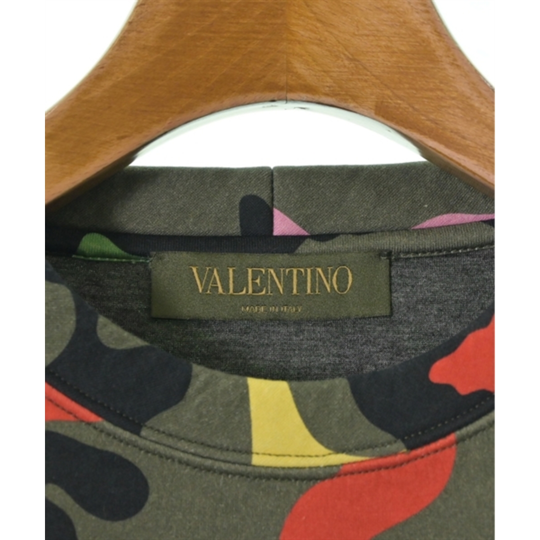 VALENTINO(ヴァレンティノ)のVALENTINO Tシャツ・カットソー XS カーキx黒x青等(迷彩) 【古着】【中古】 レディースのトップス(カットソー(半袖/袖なし))の商品写真