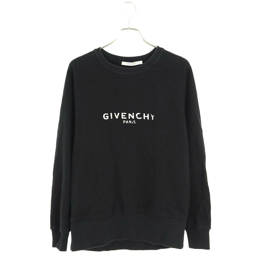 GIVENCHY(ジバンシィ)のジバンシィ  BM70BV306C デストロイ加工ロゴプリントクルーネックスウェット メンズ S メンズのトップス(スウェット)の商品写真