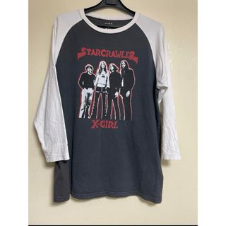 エックスガール(X-girl)のX-girl Starcrawler ラグラン TEE Tシャツ ロンT(Tシャツ(長袖/七分))