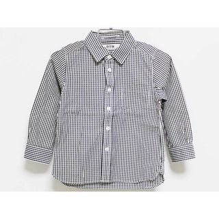 フィス(FITH)の‡フィス/FITH‡100cｍ 長袖シャツ 黒×白【中古】子供服 キッズ kids 男の子 女の子 春秋 tops 722042(シャツ/カットソー)