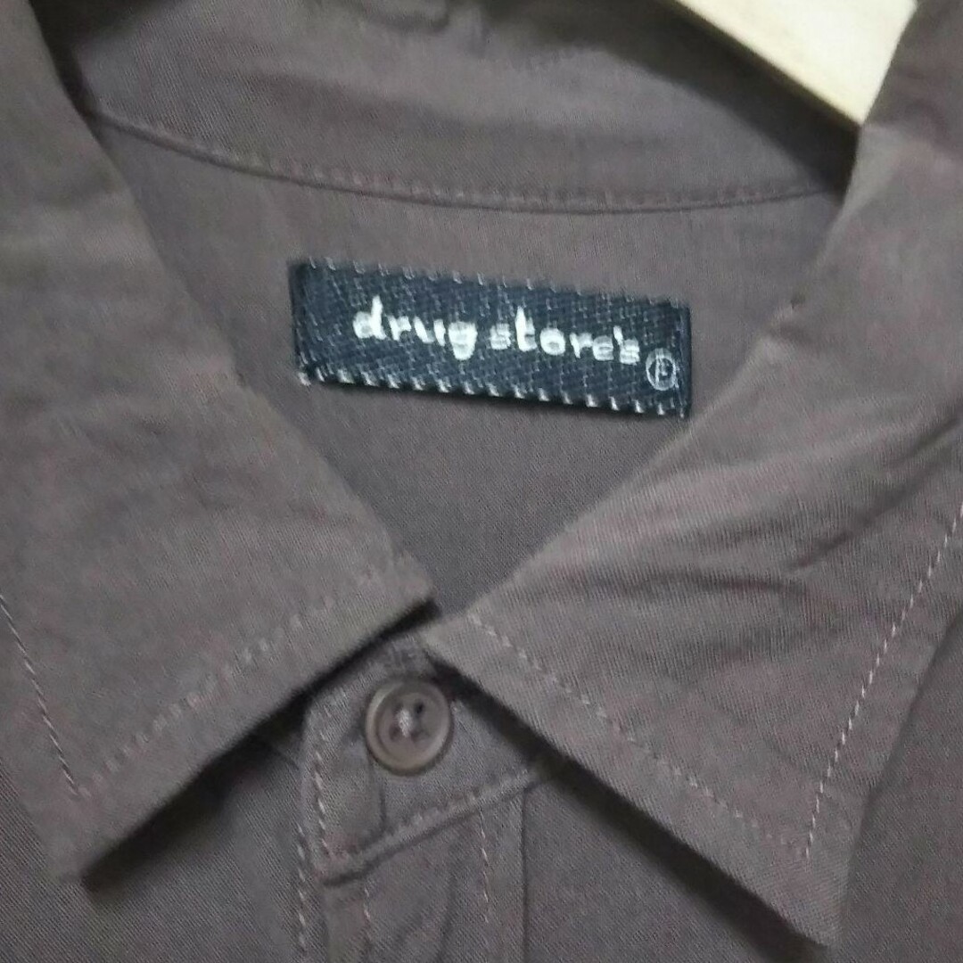 drug store's(ドラッグストアーズ)のdrug store's 七分袖 サラサラ シャツチュニック レディースのトップス(シャツ/ブラウス(長袖/七分))の商品写真