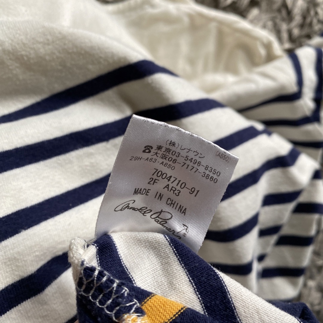 Arnold Palmer(アーノルドパーマー)のボーダーロンＴ アーノルドパーマー レディースのトップス(Tシャツ(長袖/七分))の商品写真