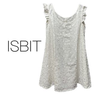 アイズビット(ISBIT)のISBIT DAIKANYAMA【美品】レース フリル ミニ ワンピース(ミニワンピース)