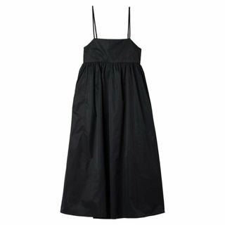 グリーンパークス(green parks)の【ブラック】ナイロンキャミワンピース 24SS/ロング丈/レディース(ロングワンピース/マキシワンピース)