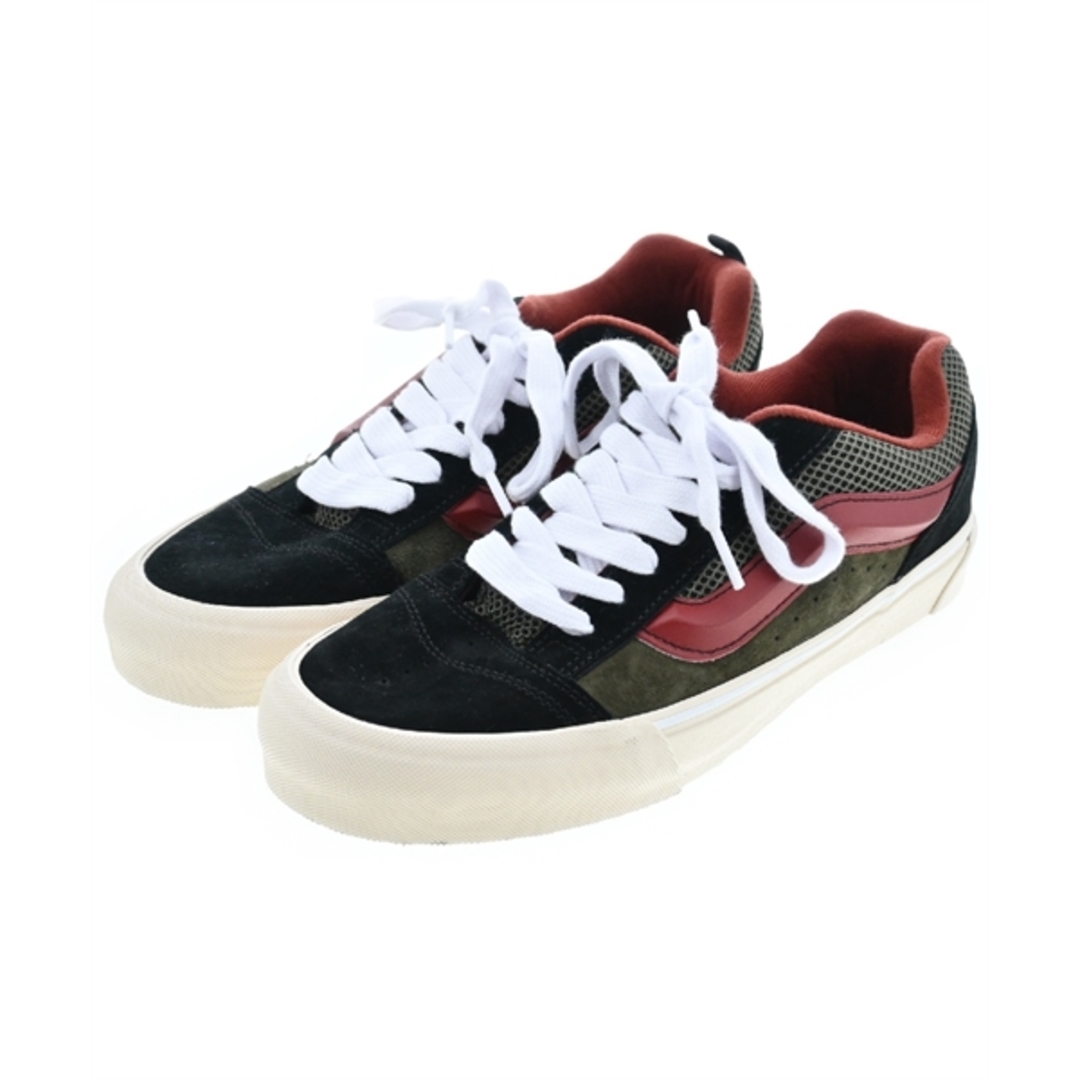 VANS(ヴァンズ)のVANS バンズ スニーカー 28.5cm 黒xカーキx赤 【古着】【中古】 メンズの靴/シューズ(スニーカー)の商品写真