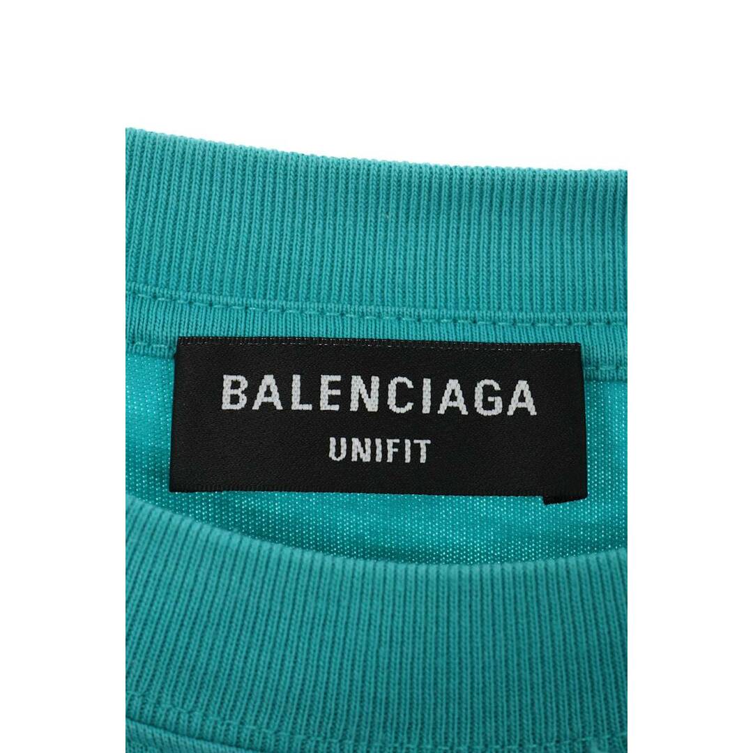 Balenciaga(バレンシアガ)のバレンシアガ  21SS  651795 TKVB8 デストロイ加工ロゴプリントTシャツ メンズ S メンズのトップス(Tシャツ/カットソー(半袖/袖なし))の商品写真