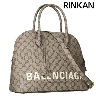 バレンシアガ(Balenciaga)のバレンシアガ ×グッチ GUCCI  The Hacker Project Medium Ville Bag 681698 GG総柄ロゴプリント2WAYハンドバッグ メンズ(その他)