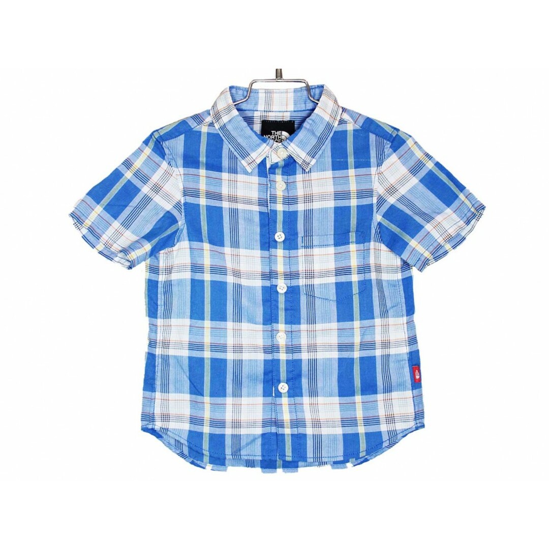 THE NORTH FACE(ザノースフェイス)の[ザ・ノースフェイス/THE NORTH FACE]110cm 半袖シャツ ブルー系【中古】子供服 キッズ kids 男の子 夏 225032 tops キッズ/ベビー/マタニティのベビー服(~85cm)(シャツ/カットソー)の商品写真