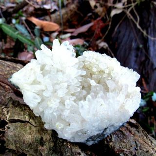 水晶 国産鉱物 標本 鉱物 結晶 青森県 尾太鉱山 東北 石英(その他)