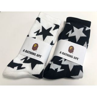 アベイシングエイプ(A BATHING APE)のBAPEアベイシングエイプ  ソックス　ソックス　2足(ソックス)