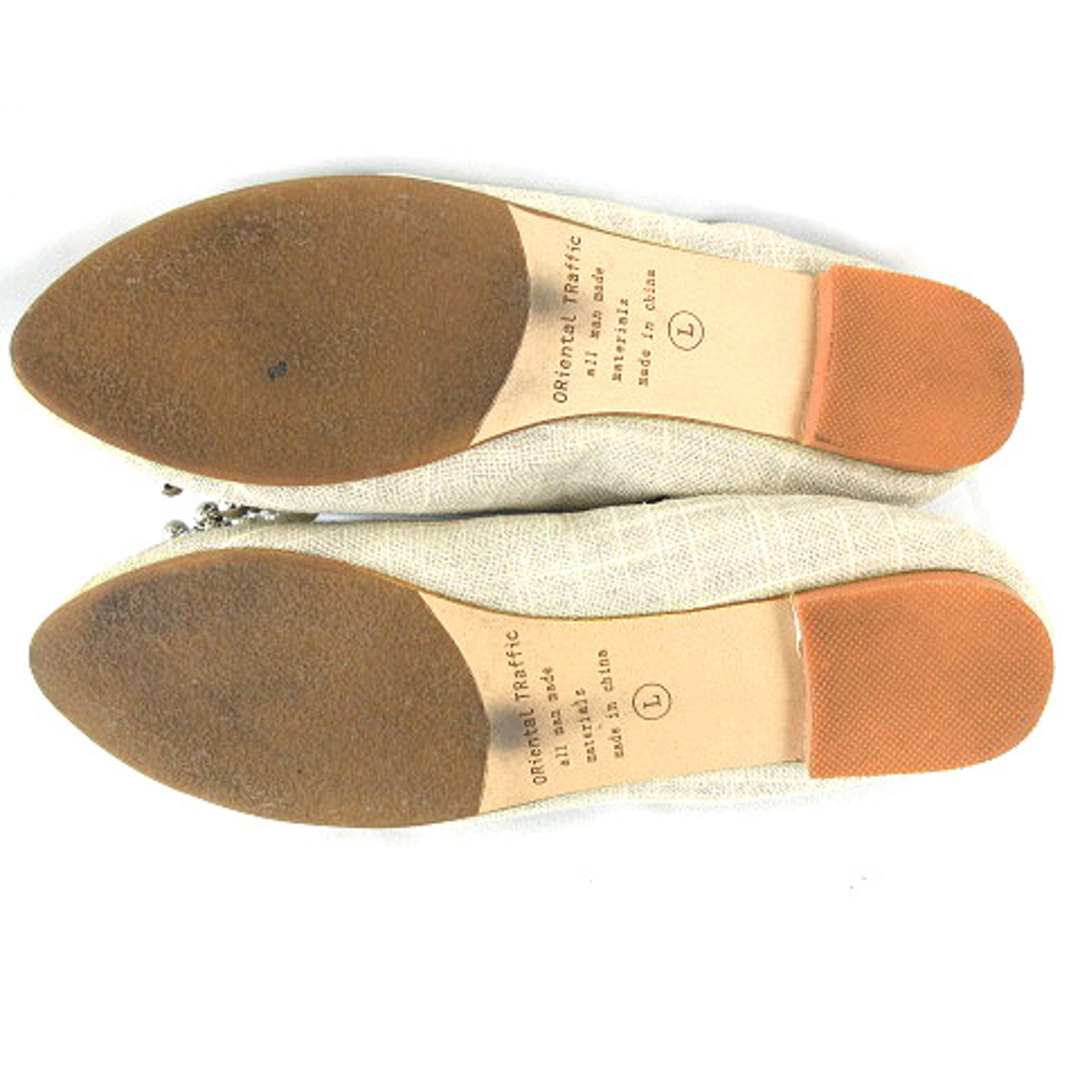 ORiental TRaffic(オリエンタルトラフィック)のオリエンタルトラフィック ビジュー装飾 フラット シューズ パンプス L レディースの靴/シューズ(ハイヒール/パンプス)の商品写真