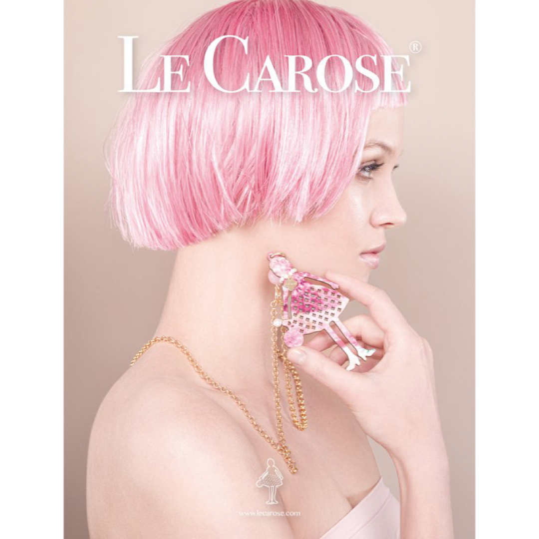 Le Carose ドールペンダント ジャガード レディースのアクセサリー(ネックレス)の商品写真