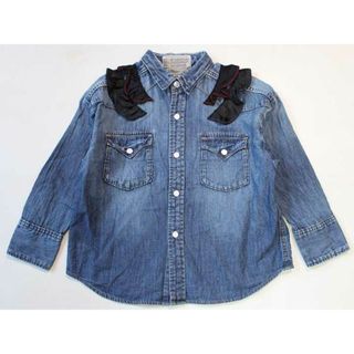 GO TO HOLLYWOOD - 【値下げ!】☆ゴートゥーハリウッド/GotoHollywood☆120cm デニムシャツ インディゴ 【中古】子供服 キッズ kids 女の子 春秋 122032 tops