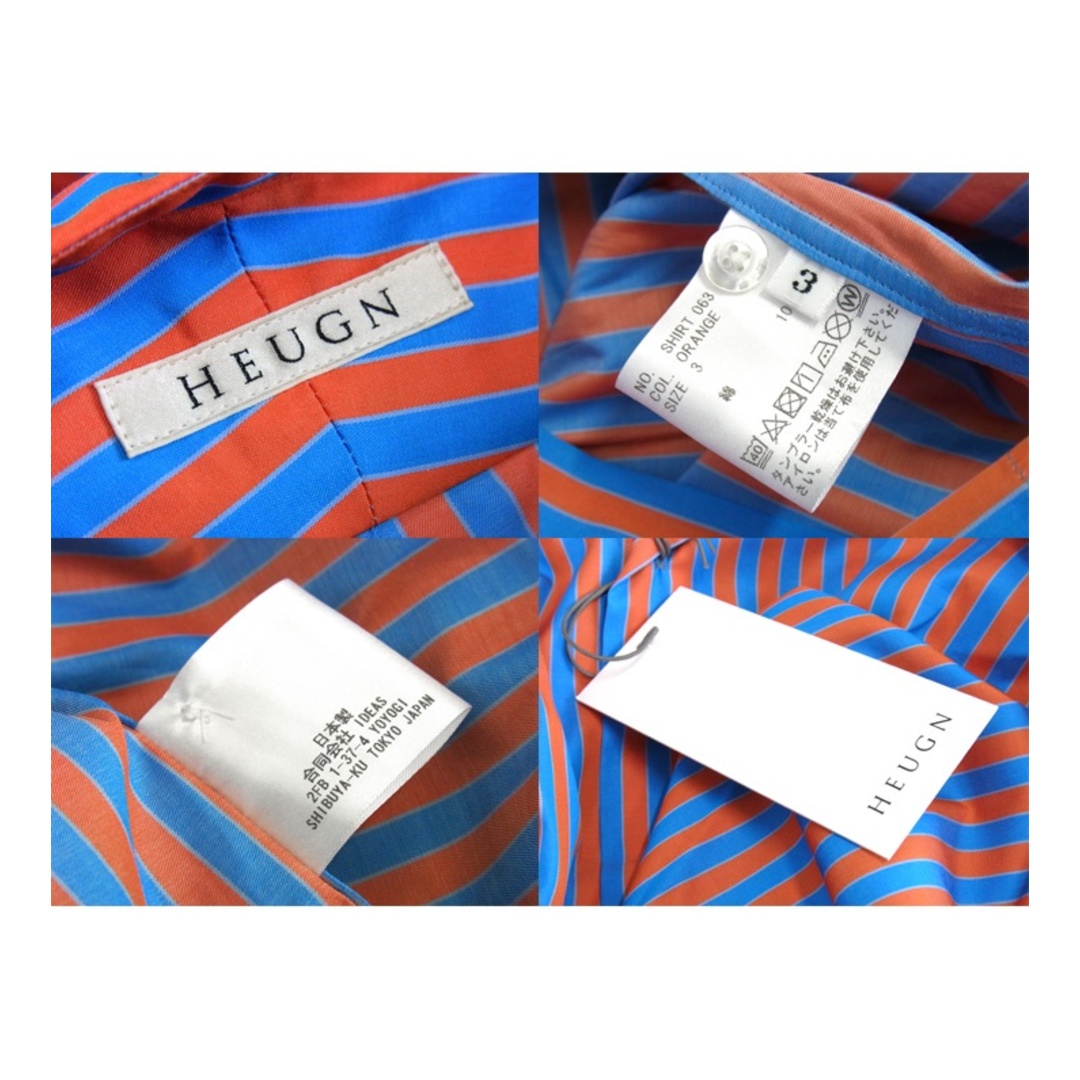 ユーゲン HEUGN ■ 【 SHIRT063 】 ストライプ デザイン シャツ 32011 メンズのトップス(シャツ)の商品写真