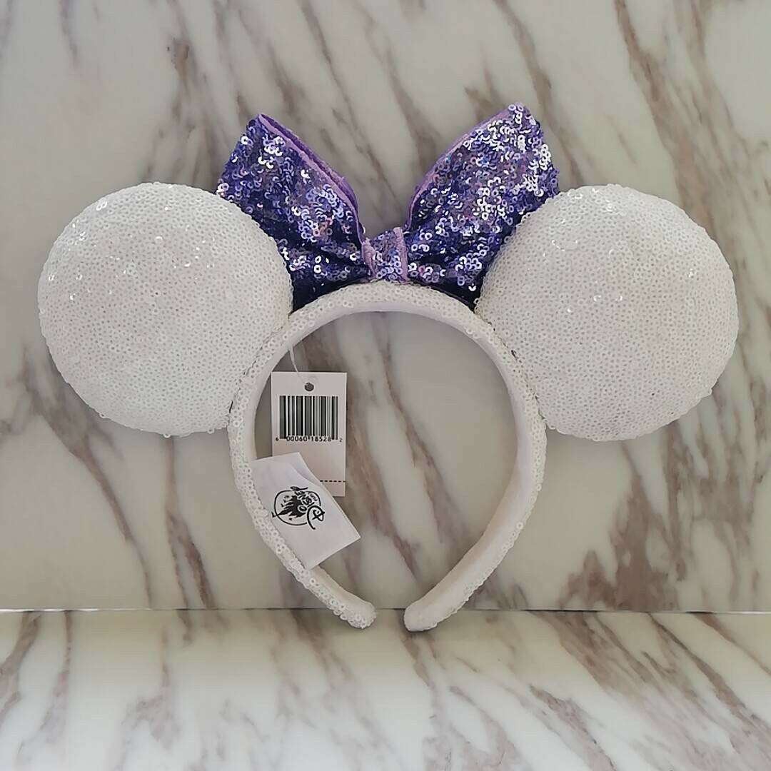 Disney(ディズニー)のwg ディズニー　カチューシャ　ミニー　ハート　　イースター　　パープル　紫 レディースのヘアアクセサリー(カチューシャ)の商品写真