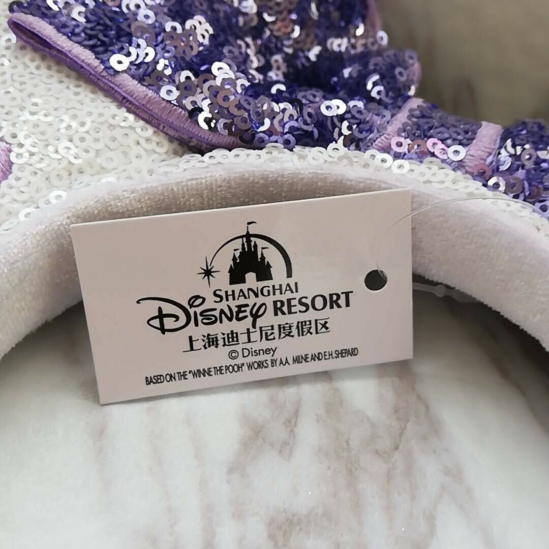 Disney(ディズニー)のwg ディズニー　カチューシャ　ミニー　ハート　　イースター　　パープル　紫 レディースのヘアアクセサリー(カチューシャ)の商品写真