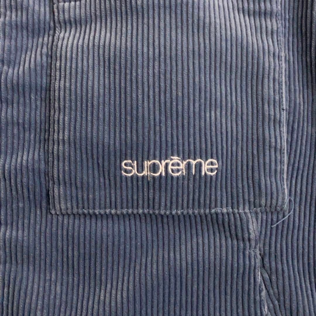 Supreme(シュプリーム)の9215【即完売モデル】シュプリーム☆ワンポイント刺繍コーデュロイジャケット美品 その他のその他(その他)の商品写真