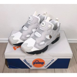 リーボック(Reebok)の26.5cm 良品 REEBOK PUMP FURY OG CHANEL グレー(スニーカー)