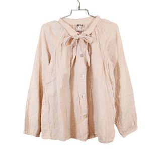 [ボントン/BONTON]125cm 長袖ブラウス ピンク【中古】子供服 キッズ kids 女の子 春 603032 tops(シャツ/カットソー)