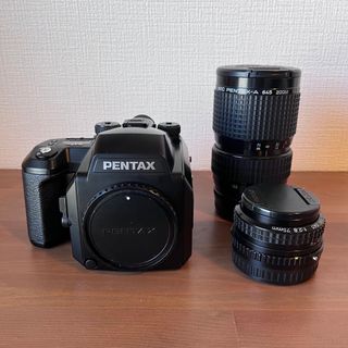 ペンタックス(PENTAX)の【美品・感動品】PENTAX645N 単焦点 & ズームレンズセット（オマケ付）(フィルムカメラ)