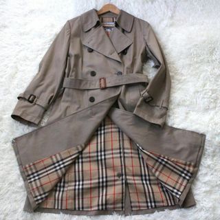 BURBERRY - 英国製 ロング丈 バーバリー ビンテージ シングルトレンチ 