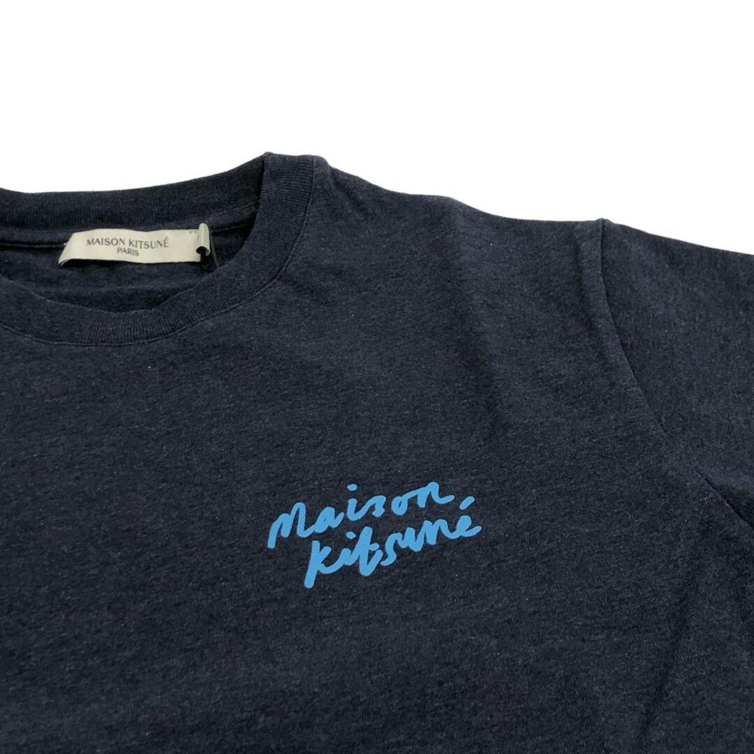 MAISON KITSUNE'(メゾンキツネ)のメゾンキツネ MAISON KITSUNE 半袖Ｔシャツ
 MINI HANDWRITING CLASSIC S ネイビー レディースのトップス(Tシャツ(半袖/袖なし))の商品写真