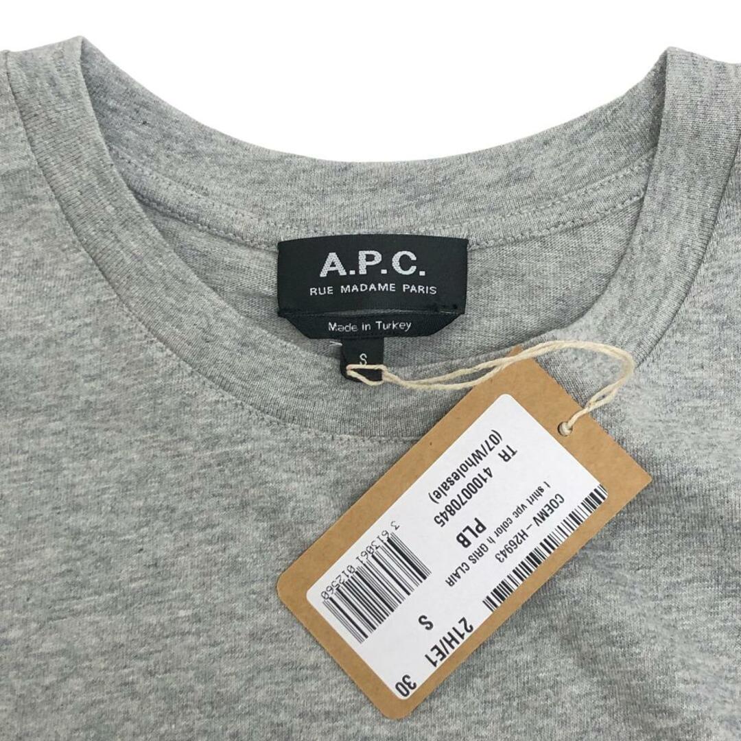 A.P.C(アーペーセー)のアーペーセー A.P.C. 半袖Ｔシャツ
 COEMV S H26943 グレー レディースのトップス(Tシャツ(半袖/袖なし))の商品写真