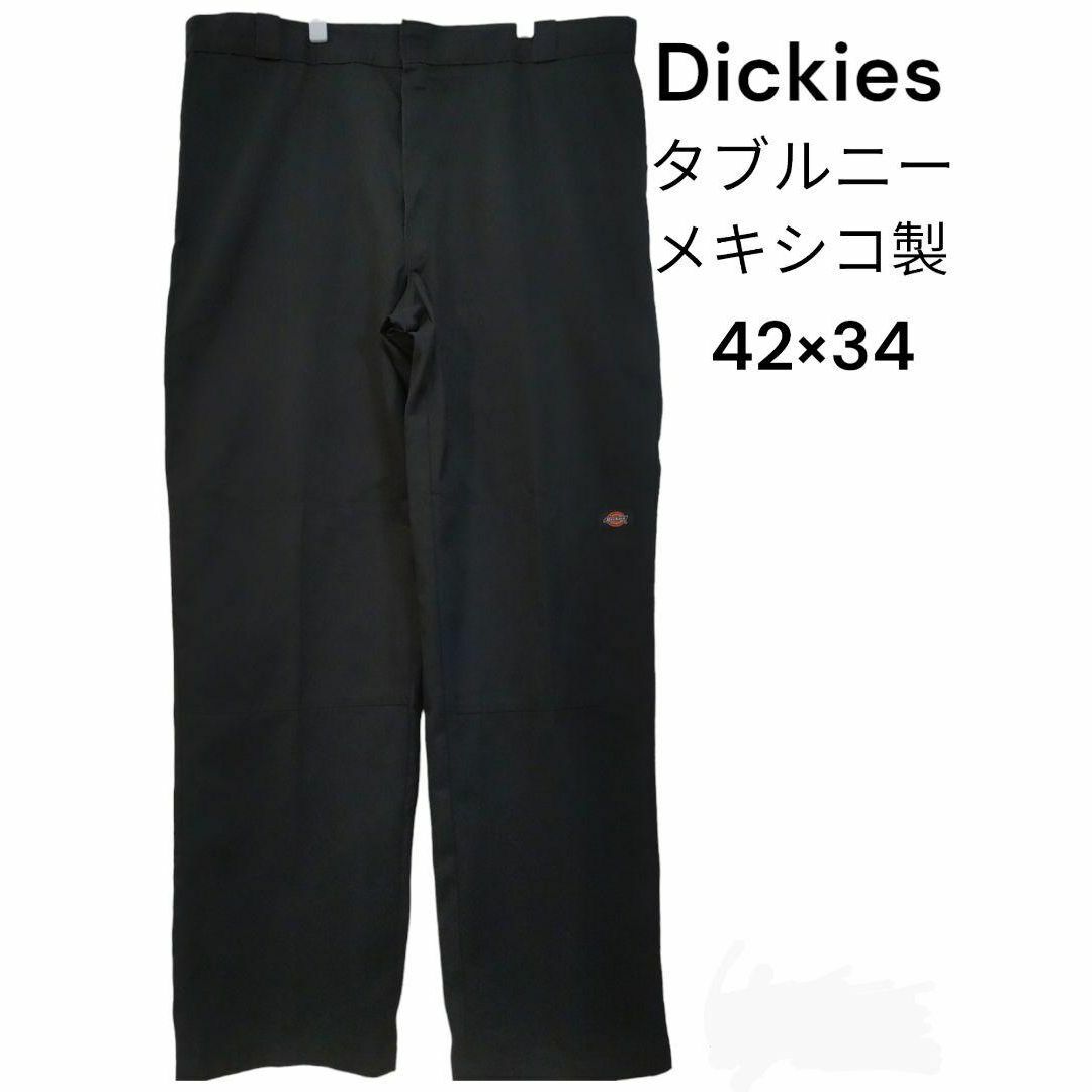 Dickies(ディッキーズ)のDickies　ディッキーズ　タブルニー　メキシコ製　42×34　ブラック メンズのパンツ(ワークパンツ/カーゴパンツ)の商品写真