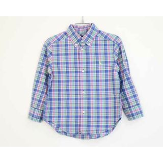 ラルフローレン(Ralph Lauren)の〓ラルフローレン/Ralph Lauren〓100cm  長袖シャツ  青系 【中古】 子供服 キッズ kids  男の子 女の子 春秋  tops 503042(シャツ/カットソー)