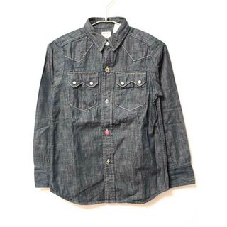 デニムダンガリー(DENIM DUNGAREE)の【値下げ!】《デニム＆ダンガリー/DENIM DUNGAREE/D＆D》140cm 長袖シャツ 青【中古】子供服 キッズ kids ジュニア 男の子 秋 400122 tops(シャツ/カットソー)