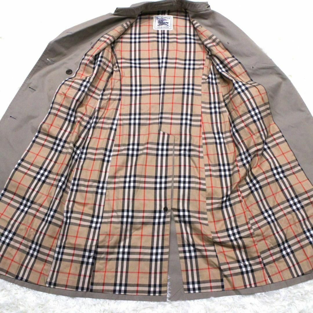 BURBERRY(バーバリー)の美品　バーバリーズ　トレンチコート　ベージュ　ノバチェック　マキシ　ベージュ レディースのジャケット/アウター(トレンチコート)の商品写真