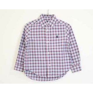 ラルフローレン(Ralph Lauren)の〓ラルフローレン/Ralph Lauren〓100cm  長袖シャツ  水色系 【中古】 子供服 キッズ kids  男の子 女の子 春秋  tops 503042(シャツ/カットソー)