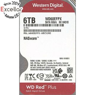 ウェスタンデジタル(Western Digital)のWestern Digital製HDD　WD60EFPX　6TB SATA600 5400(PC周辺機器)