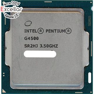 インテル(intel)のPentium Dual-Core G4500　3.5GHz LGA1151　SR2HJ(PC周辺機器)